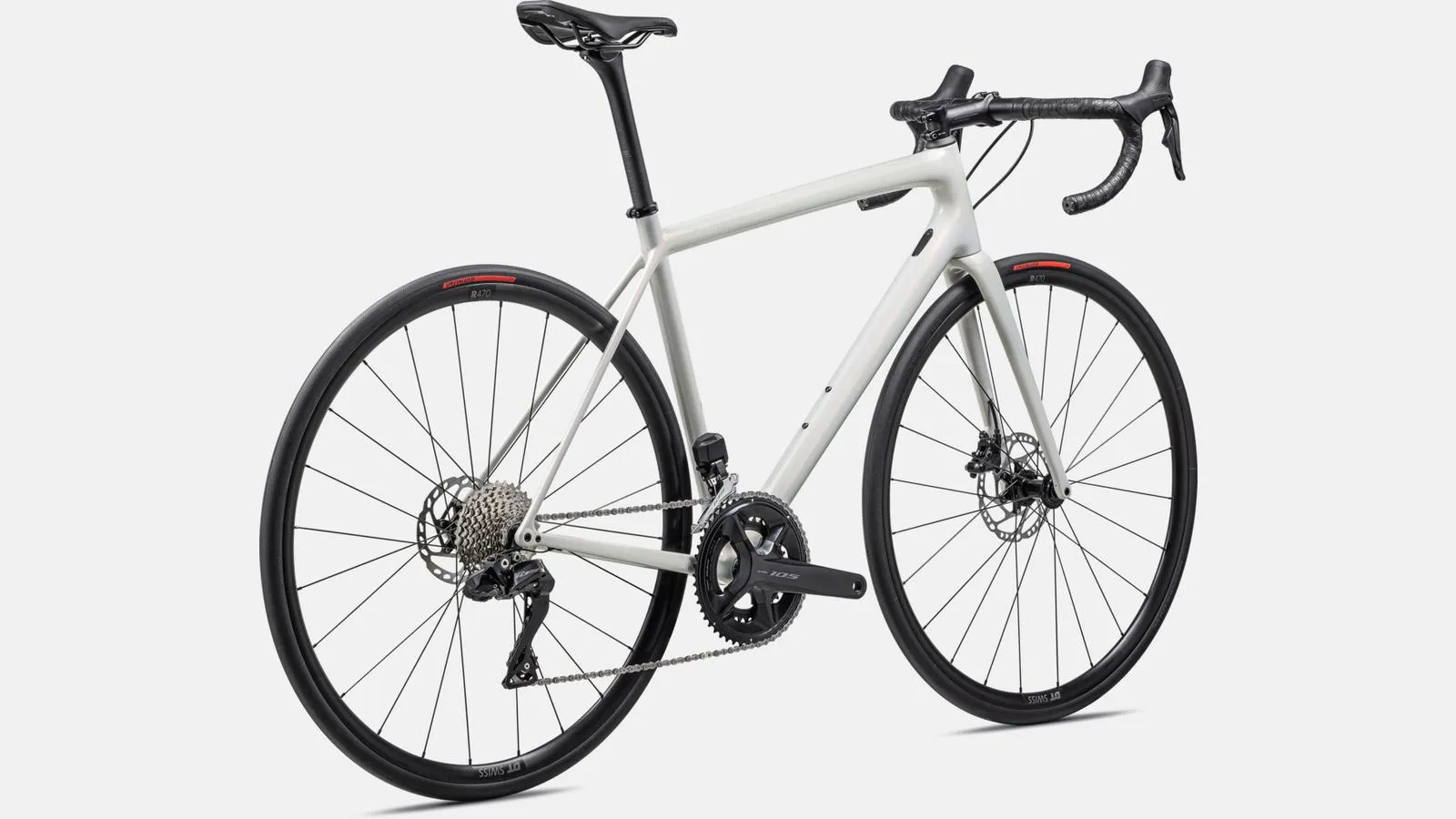 AETHOS COMP - SHIMANO 105 DI2 Gloss 100% Red Ghost Pearl Over Dune White/Dune White