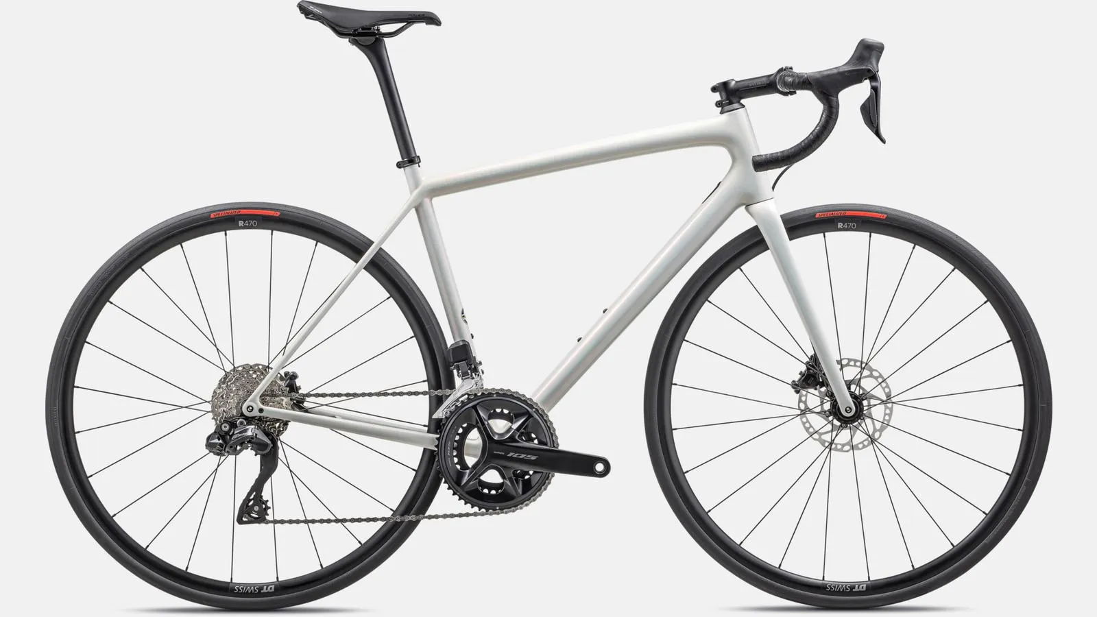 AETHOS COMP - SHIMANO 105 DI2 Gloss 100% Red Ghost Pearl Over Dune White/Dune White