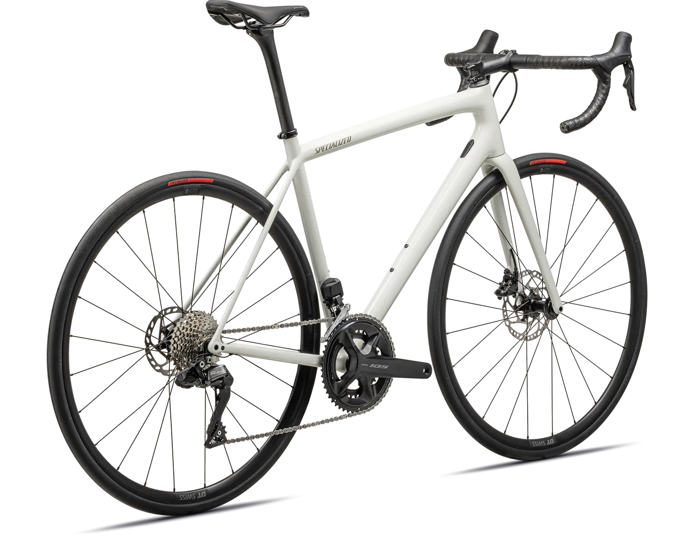 Aethos Comp - Shimano 105 Di2 - GLOSS DUNE WHITE METALLIC SPRUCE