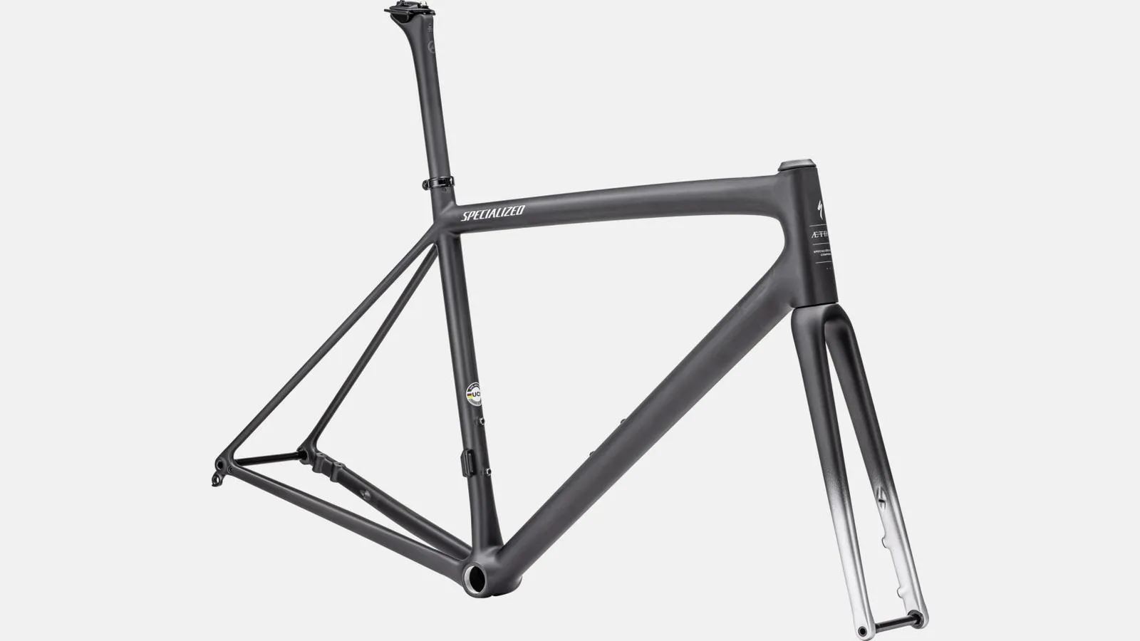 Aethos Frameset Satin Carbon/Flake Silver
