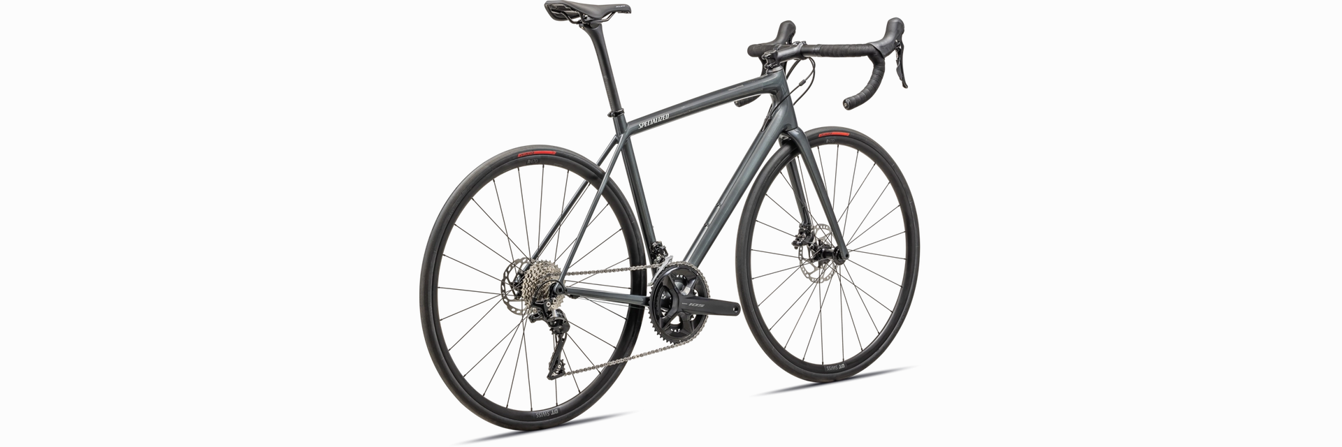 Aethos Sport - Shimano 105 - GLOSS FOG TINT CARBON DUNE WHITE