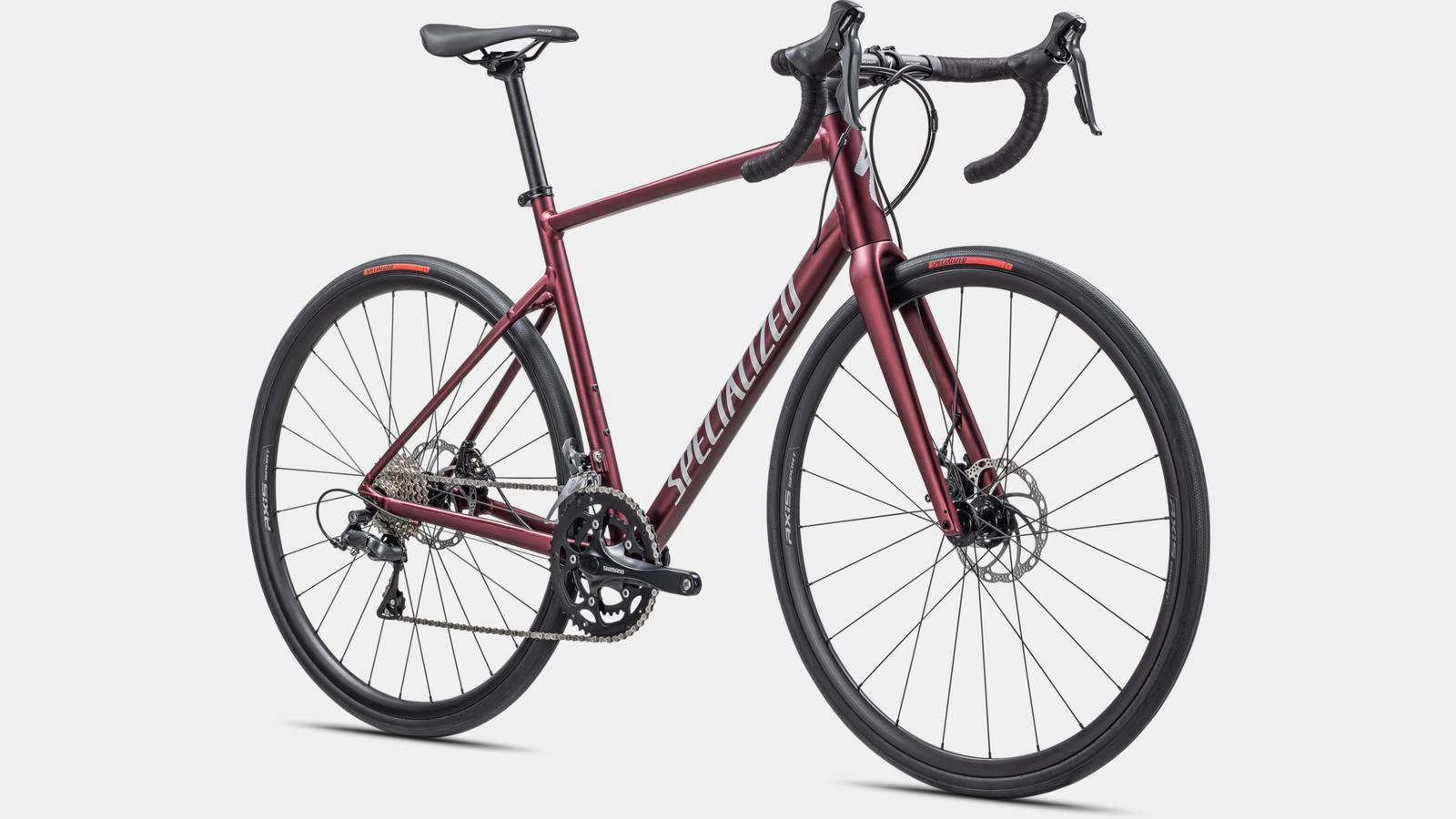Allez SATIN MAROON/SILVER DUST/FLO RED