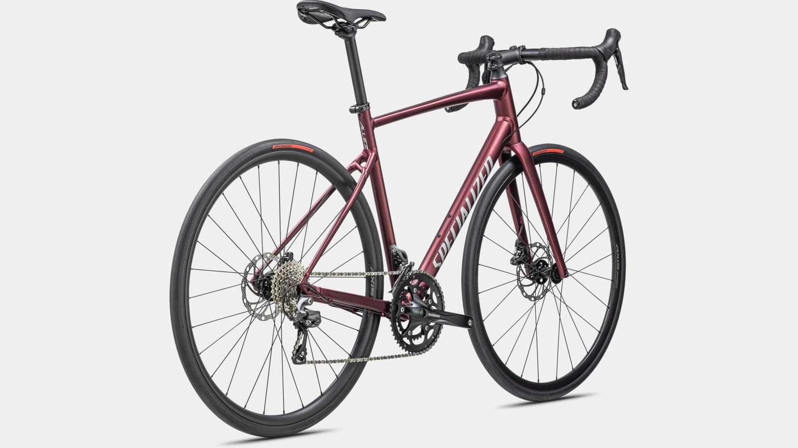 Allez SATIN MAROON/SILVER DUST/FLO RED