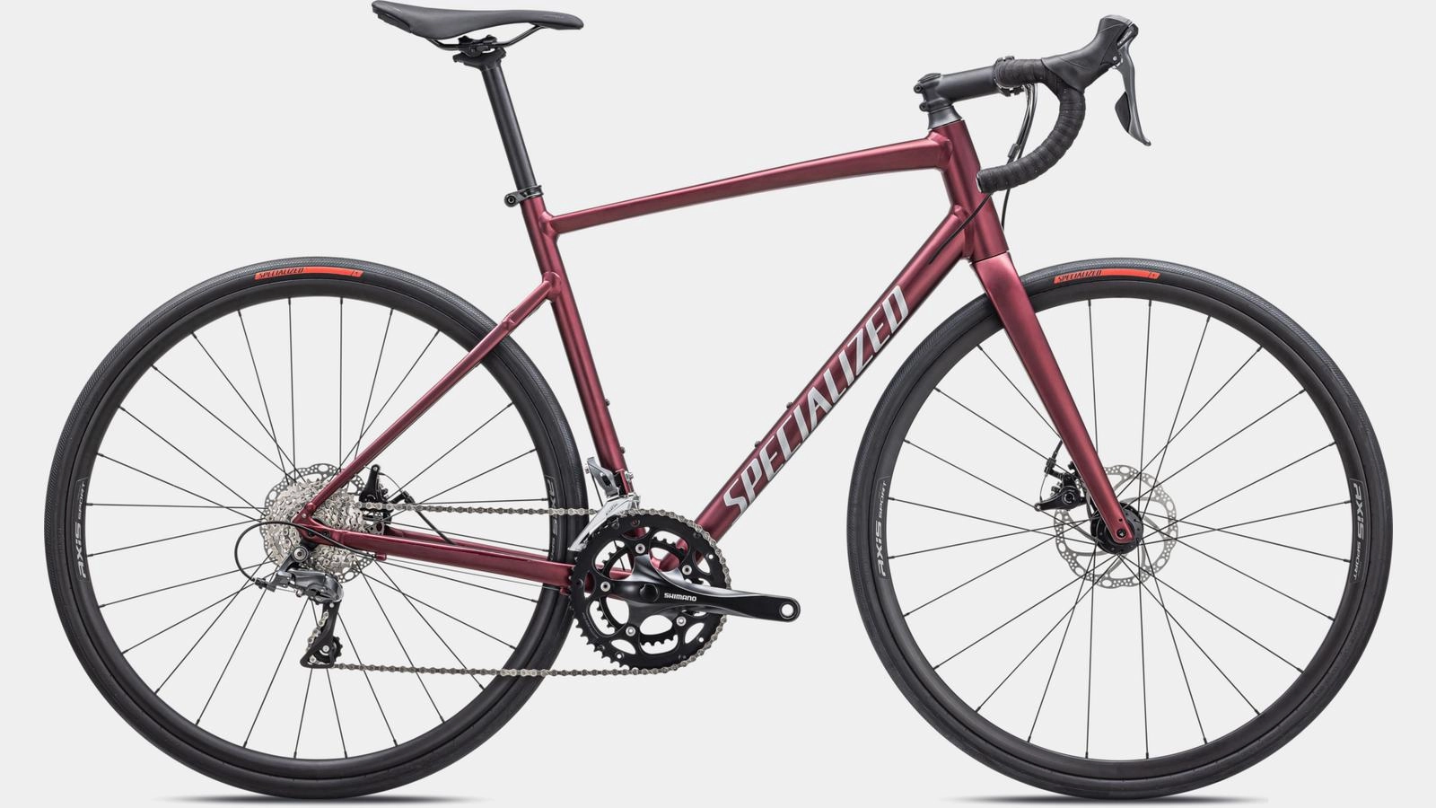 Allez SATIN MAROON/SILVER DUST/FLO RED