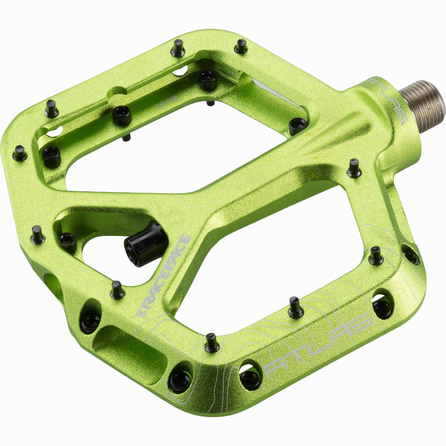 Atlas Platform Pedal: 9/16 - Green