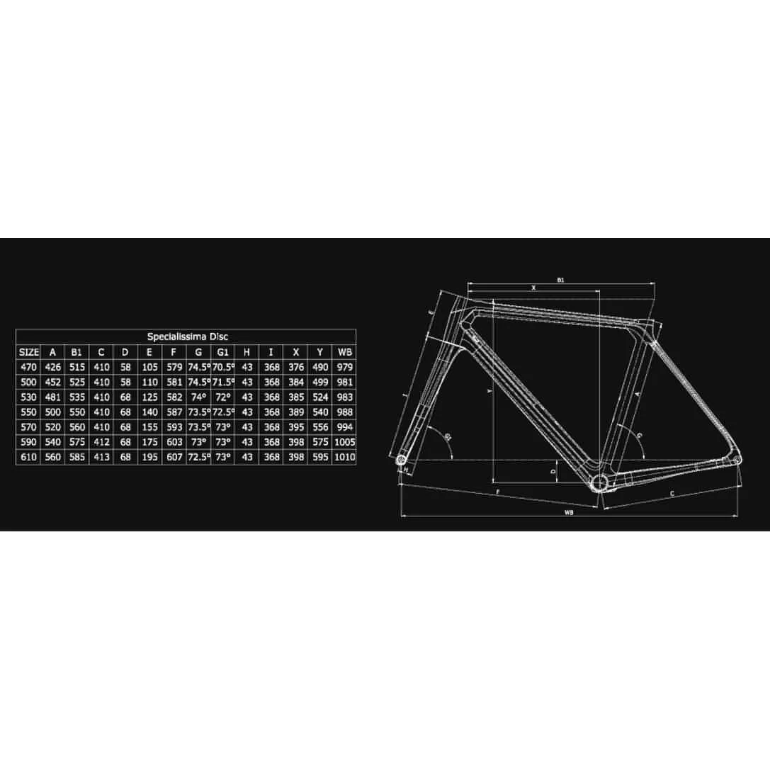 Bianchi Specialissima Disc Ultegra Carbon Road Bike 2022 - Black