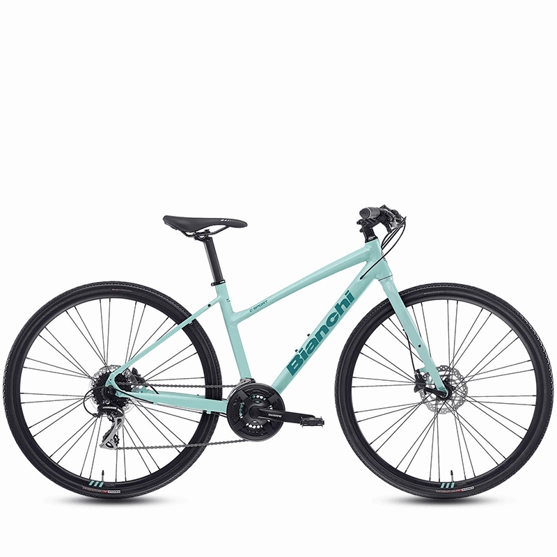 Bianchi C-Sport 2 Step Thru Commuter Bike - Celeste