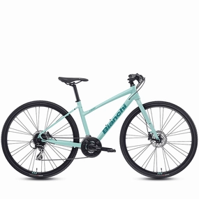 Bianchi C-Sport 2 Step Thru Commuter Bike - Celeste