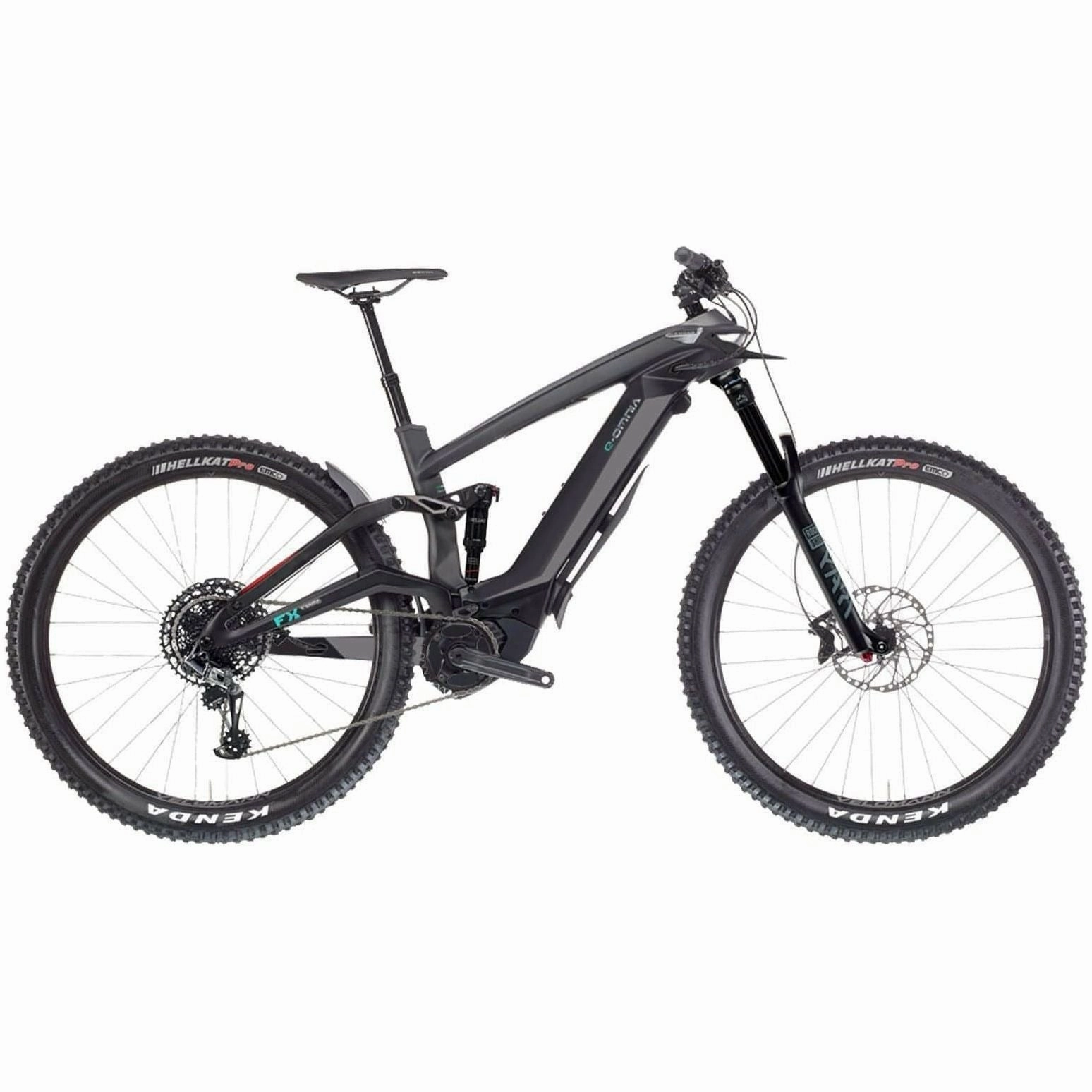 Bianchi E-Omnia FX Type FS XT Electric Mountain Bike 2022 - Grey