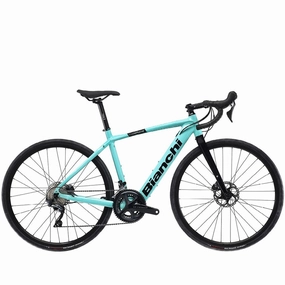 Bianchi Impulso E-Gravel Electric Bike GRX 600 - Celeste/Black