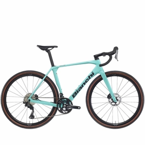 Bianchi Impulso Pro Gravel Bike GRX 820 - Celeste/Graphite