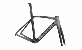 Bianchi Oltre XR4 CV Disc Frameset (Graphite Race Grey Shade Matt   Metal Mirror Logo Glossy)