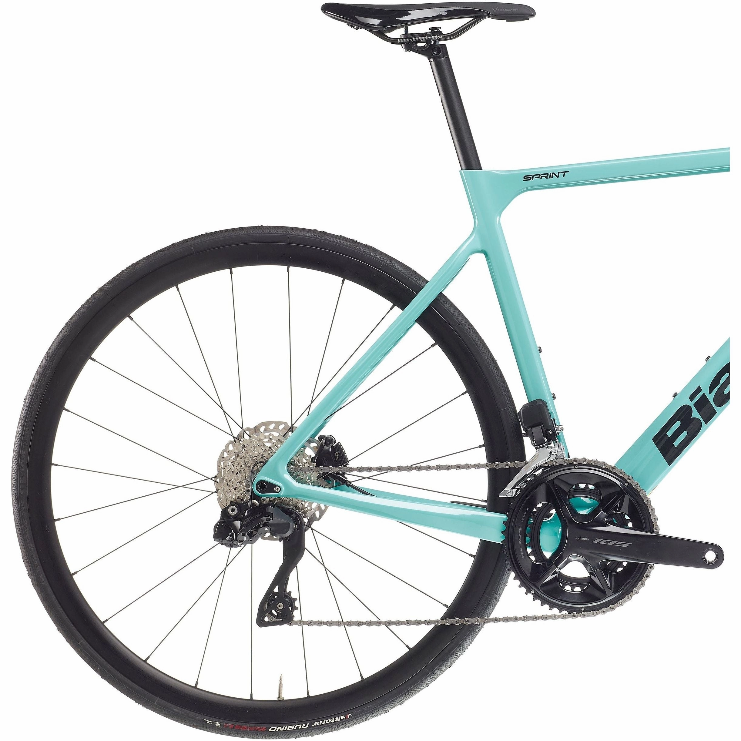 Bianchi Sprint 105 Di2 Carbon Road Bike 2025 - Celeste