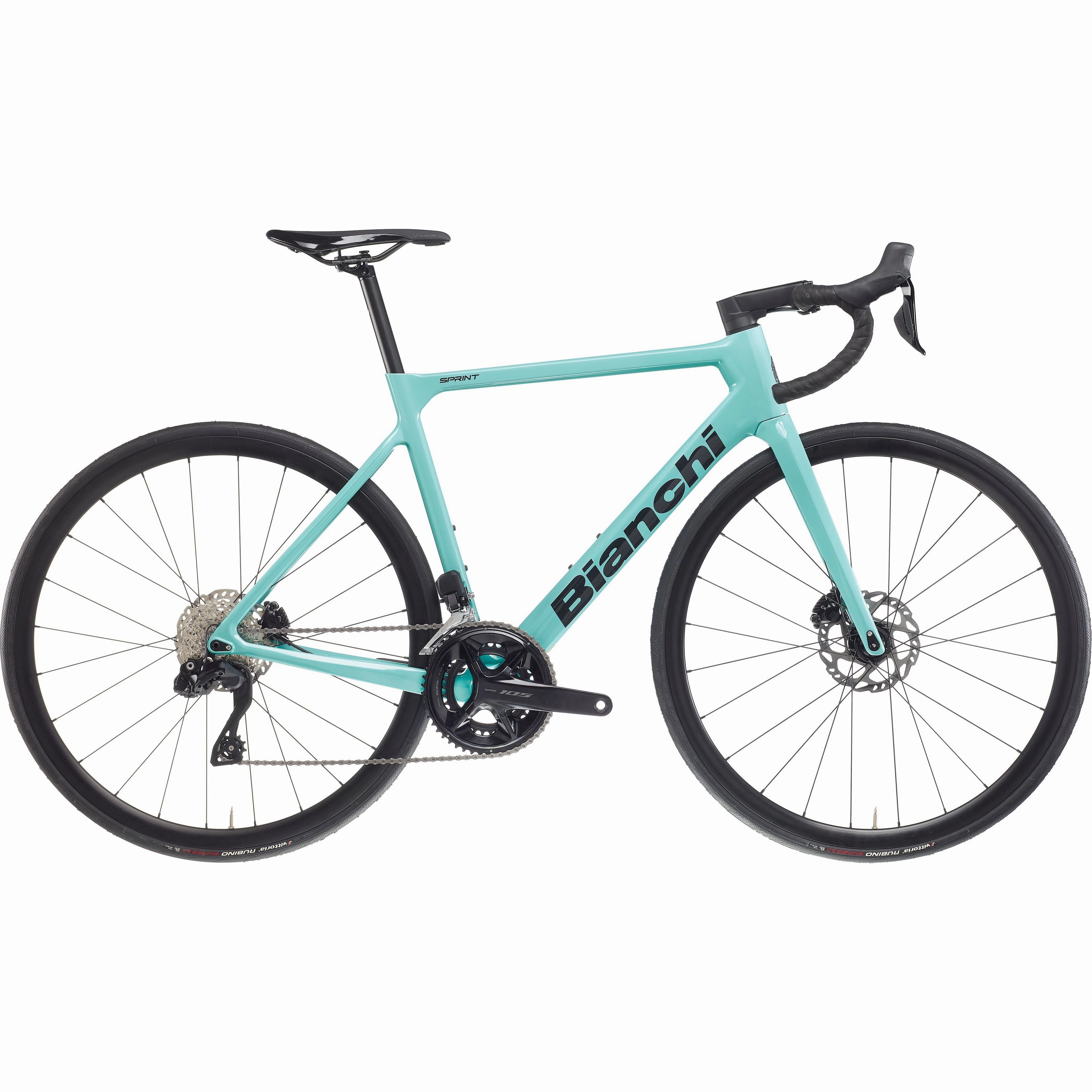 Bianchi Sprint 105 Di2 Carbon Road Bike 2025 - Celeste
