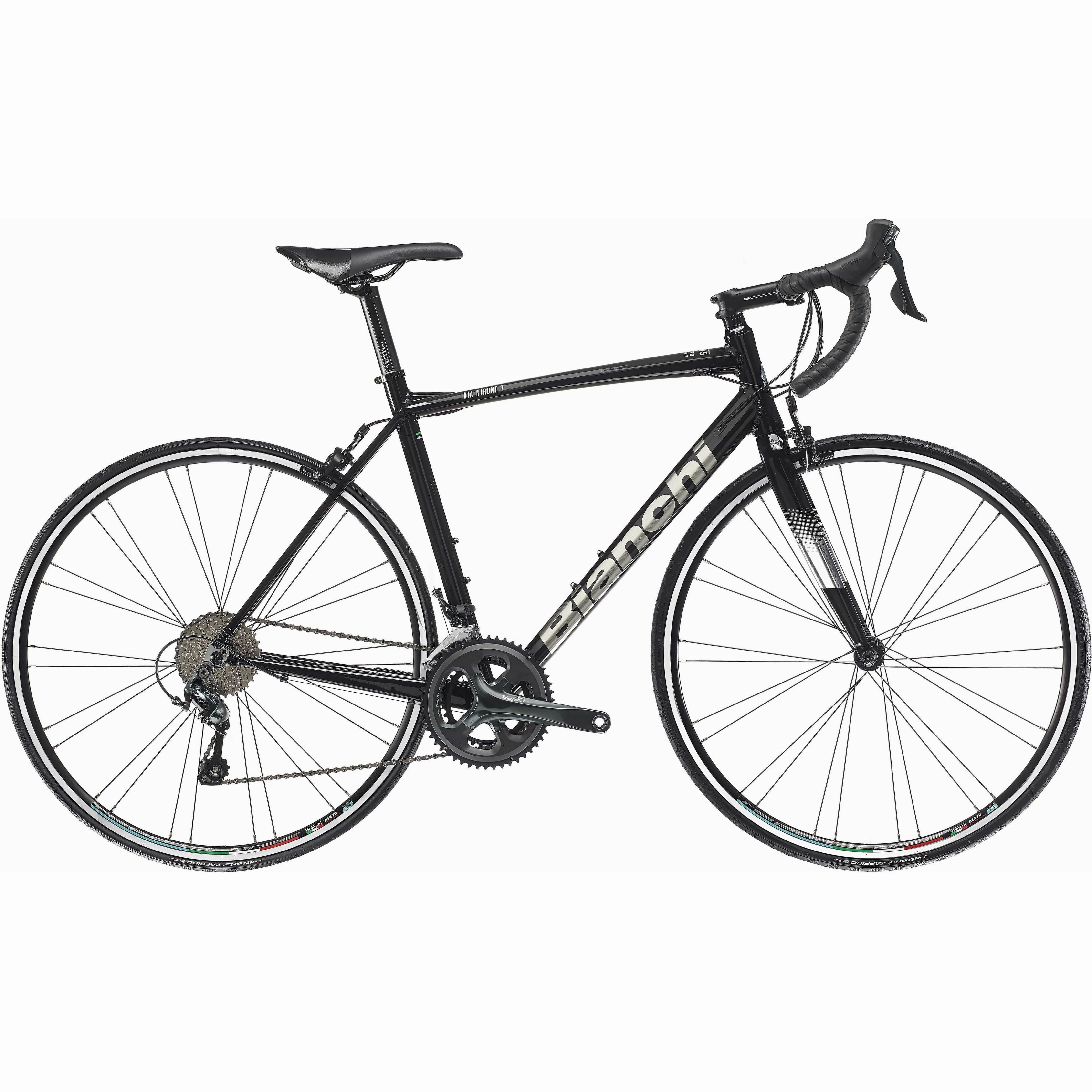 Bianchi Via Nirone 7 Tiagra Road Bike 2021 - Black