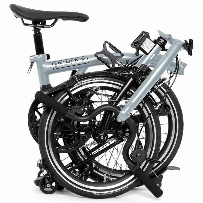 Brompton P Line M12 Folding Bike - Lunar Ice