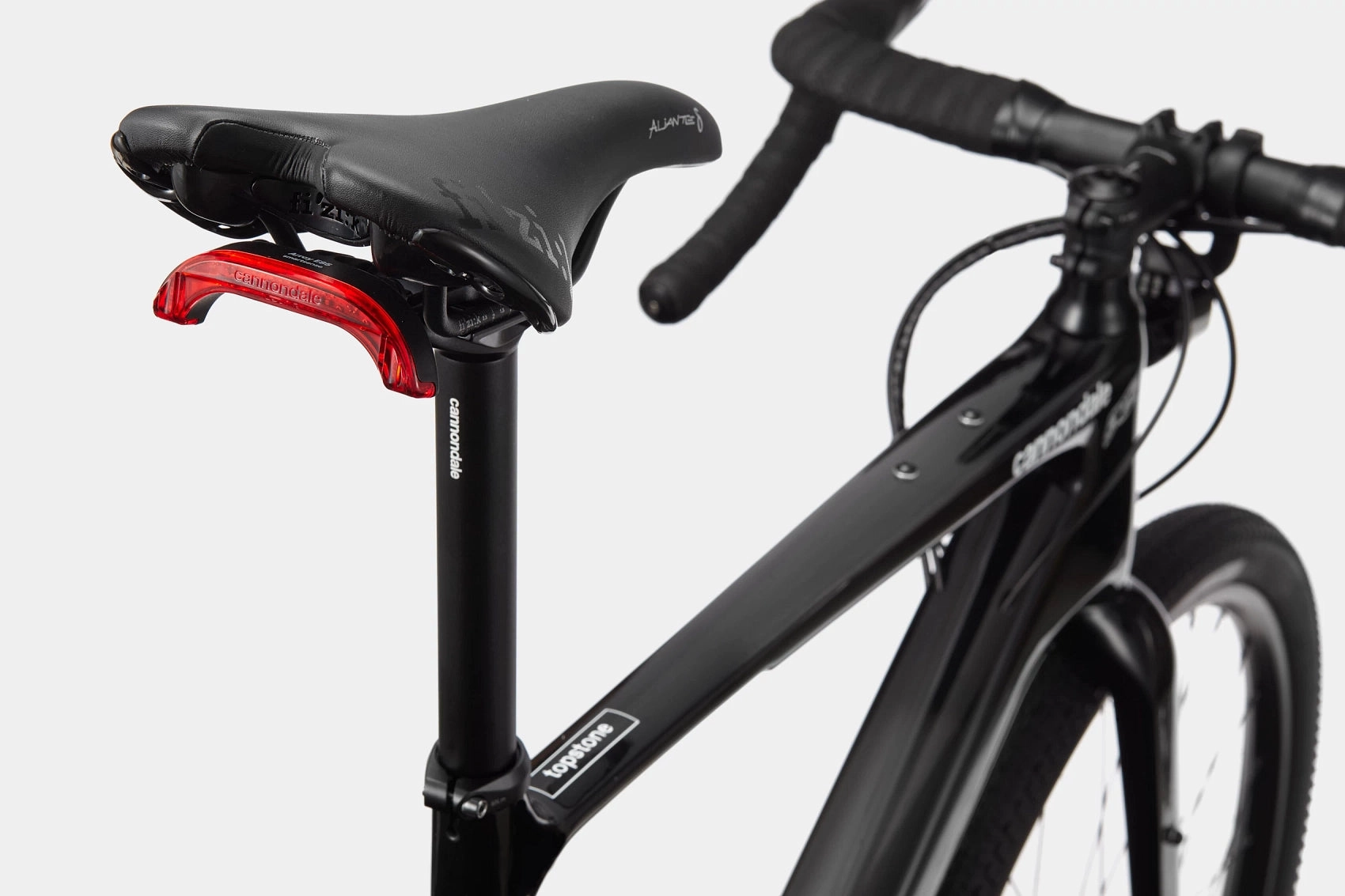 Cannondale Topstone Carbon 3 L 650b - Tinted Black w/ White