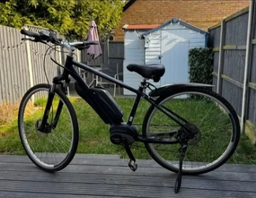 Carrera Crossfuse Mens Electric Hybrid Bike 2021