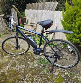 Carrera Crossfuse Mens Electric Hybrid Bike 2022