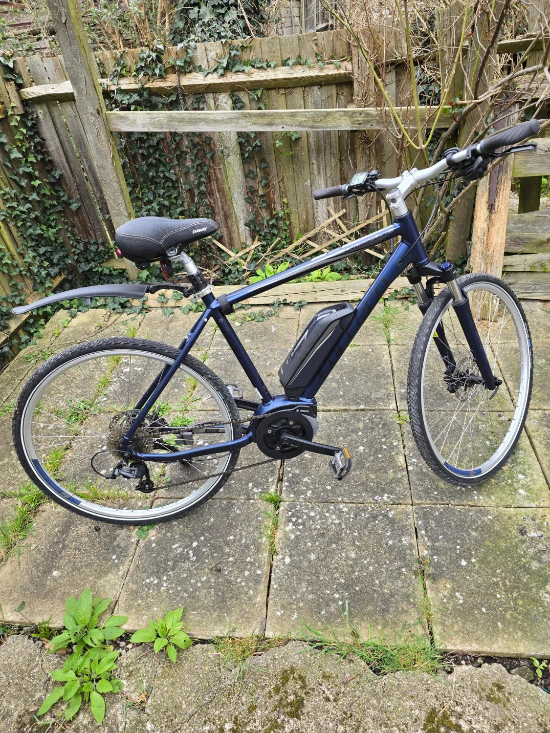 Carrera Crossfuse Mens Electric Hybrid Bike 2022