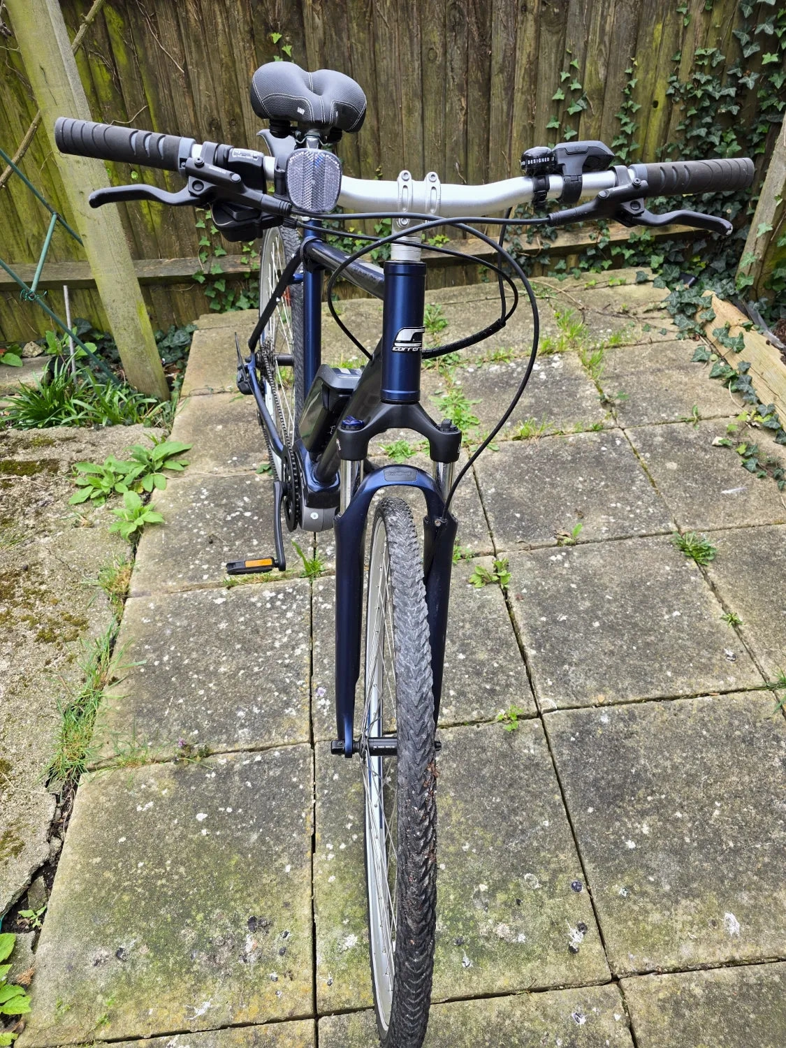 Carrera Crossfuse Mens Electric Hybrid Bike 2022