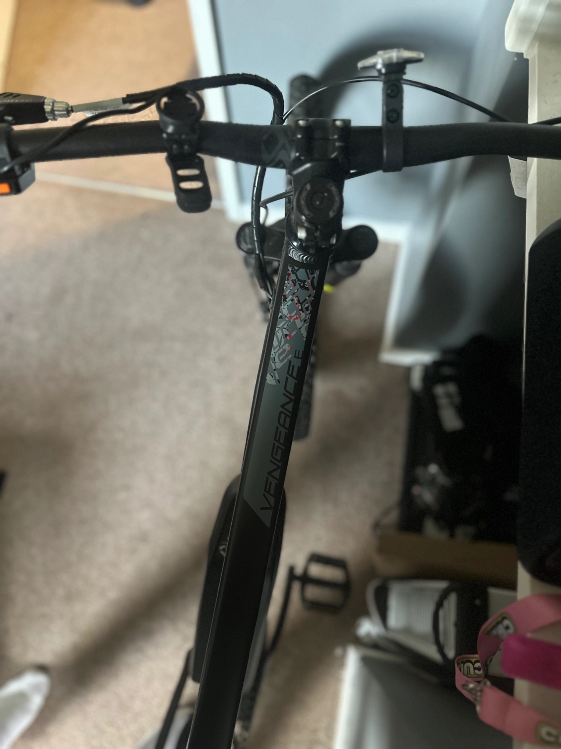 Carrera Vengeance E Mens Electric Mountain Bike 2.1 2023