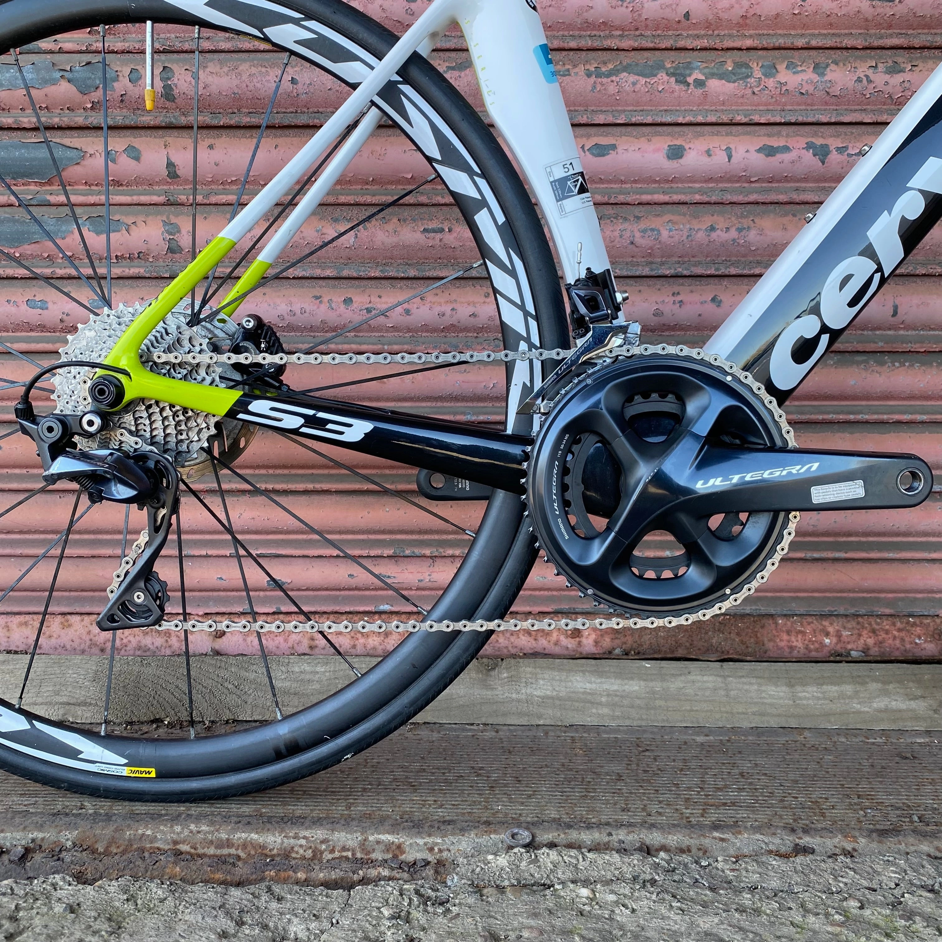 Cervelo S3 Ultegra Carbon Disc Aero Road Bike - 51cm