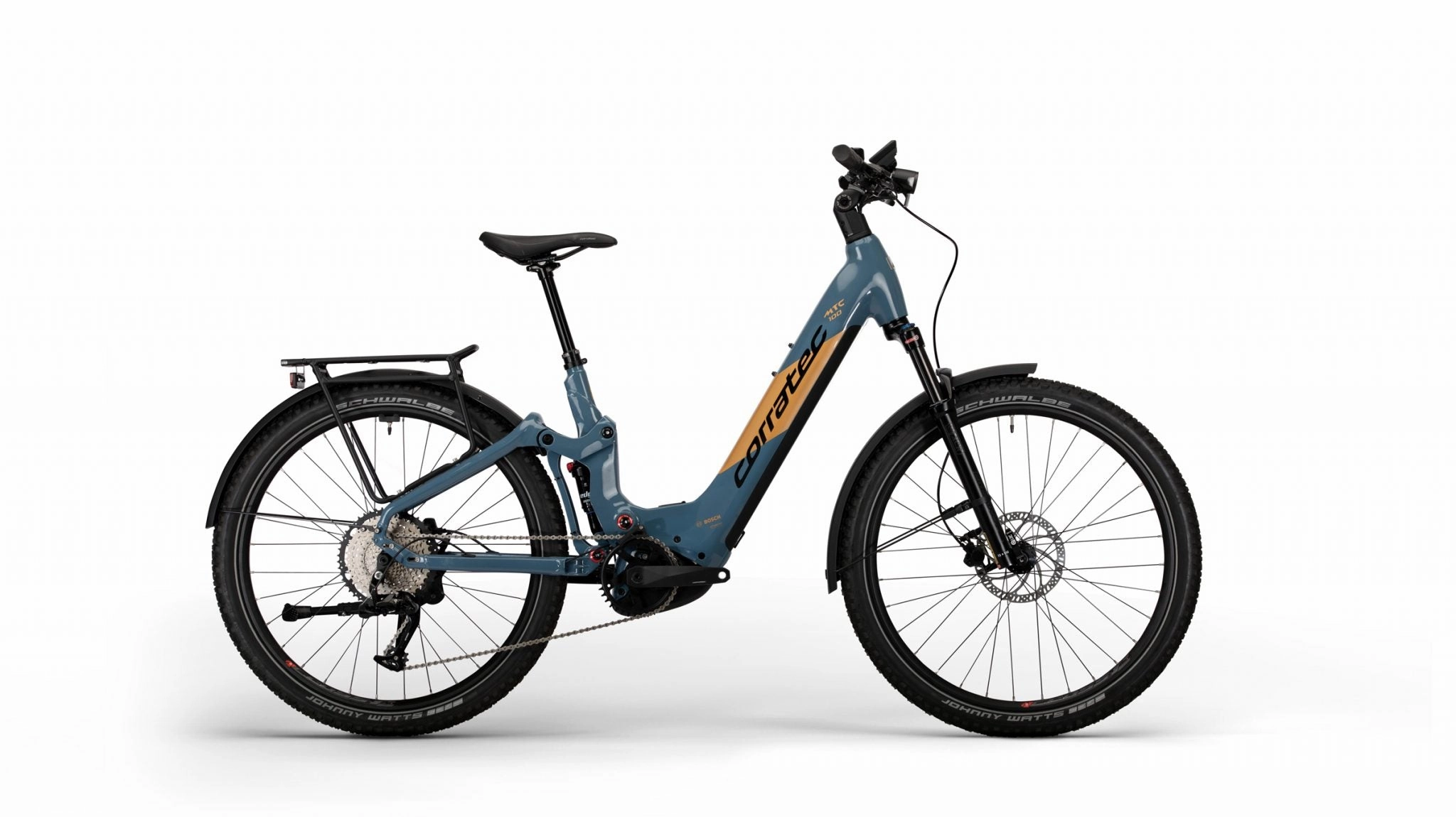 Corratec MTC 100 Wave E-Power E-Bike - Blue / Gold