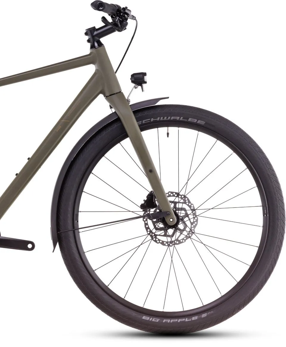 Cube Hyde Pro FE Hybrid Bike 2025 - Dusty Olive