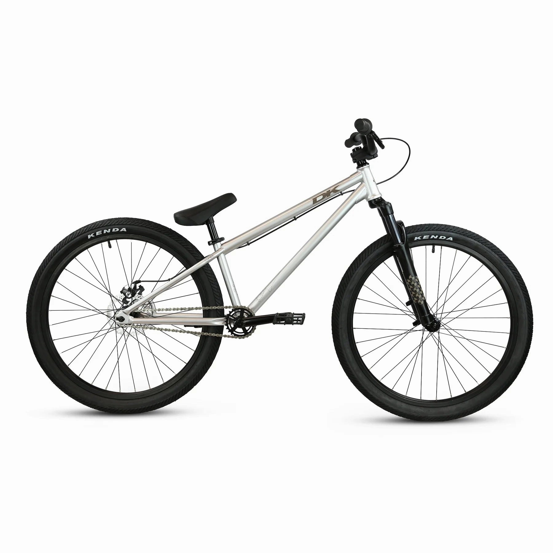 DK Lunex 26 Complete Dirt Jumper Bike - Silver