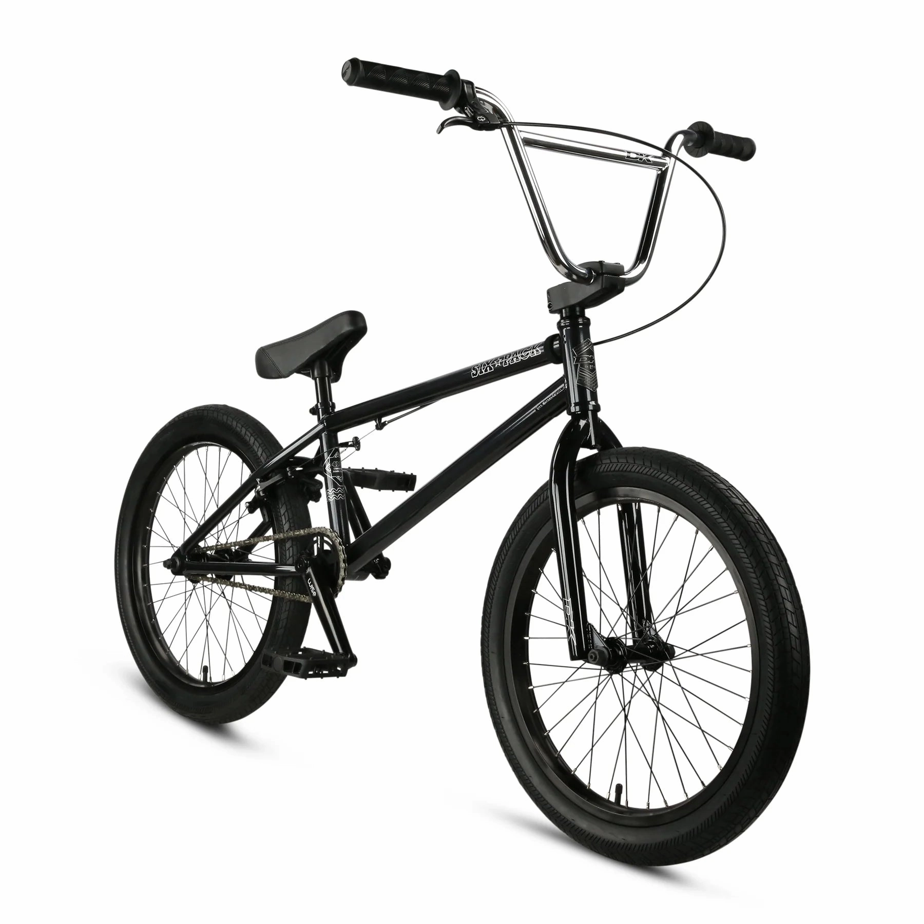 DK Six Pack 20 Complete BMX Bike - Gunmetal