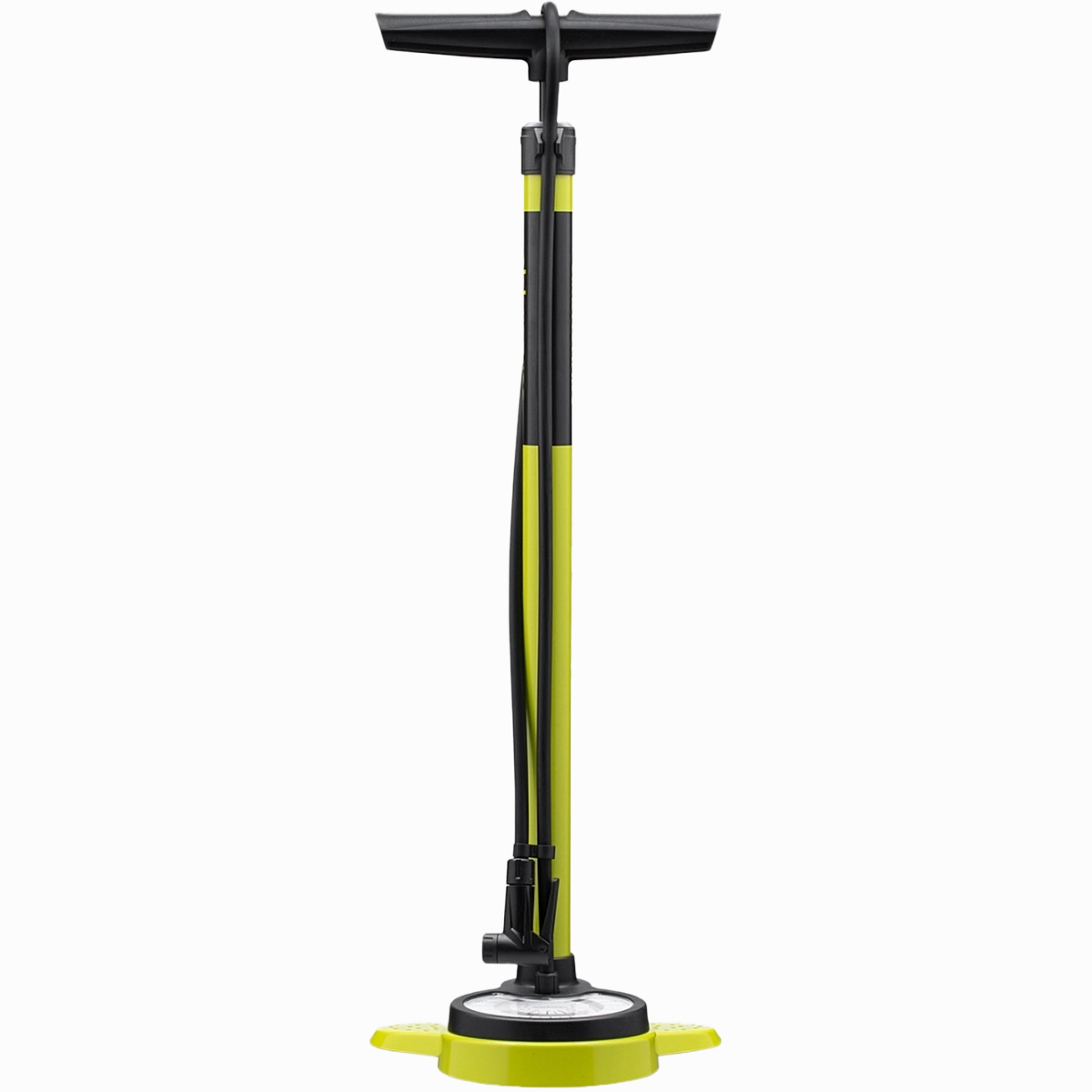 Essential Floor Pump - Highlighter