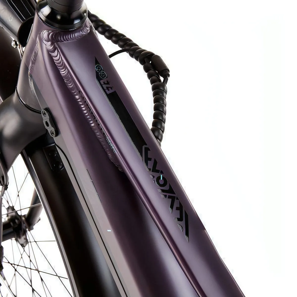 Ezego Commute INT Unisex Electric Hybrid Bike - Purple
