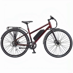 Ezego Commute EX 500Wh Womens Electric Hybrid Bike - Matt Metallic Purple