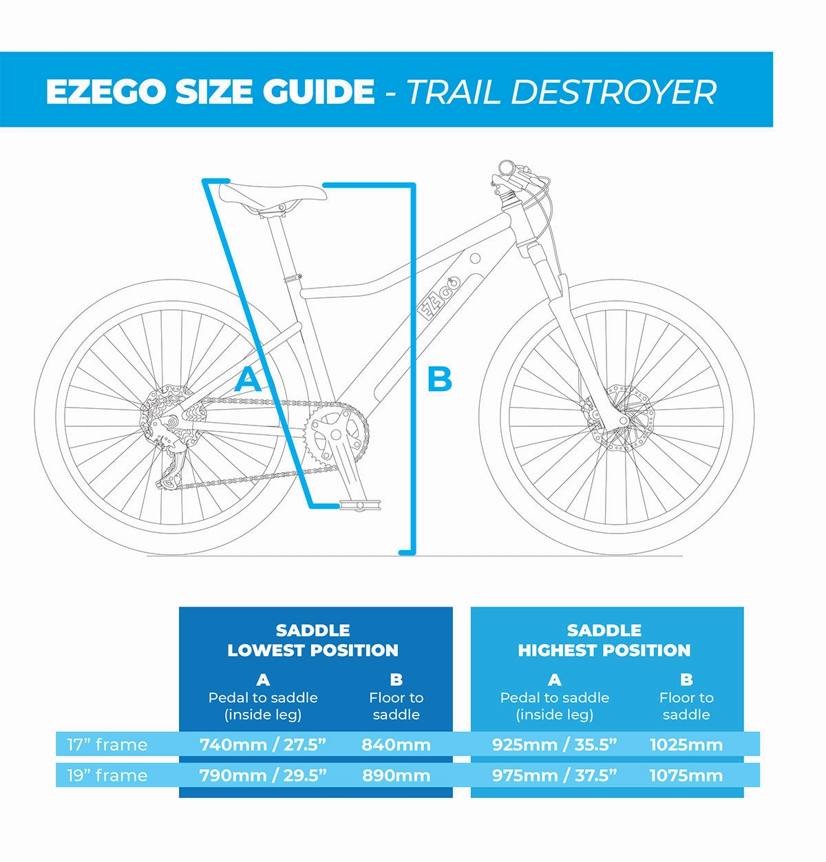 Ezego Trail Destroyer II Electric Mountain Bike - Army Green