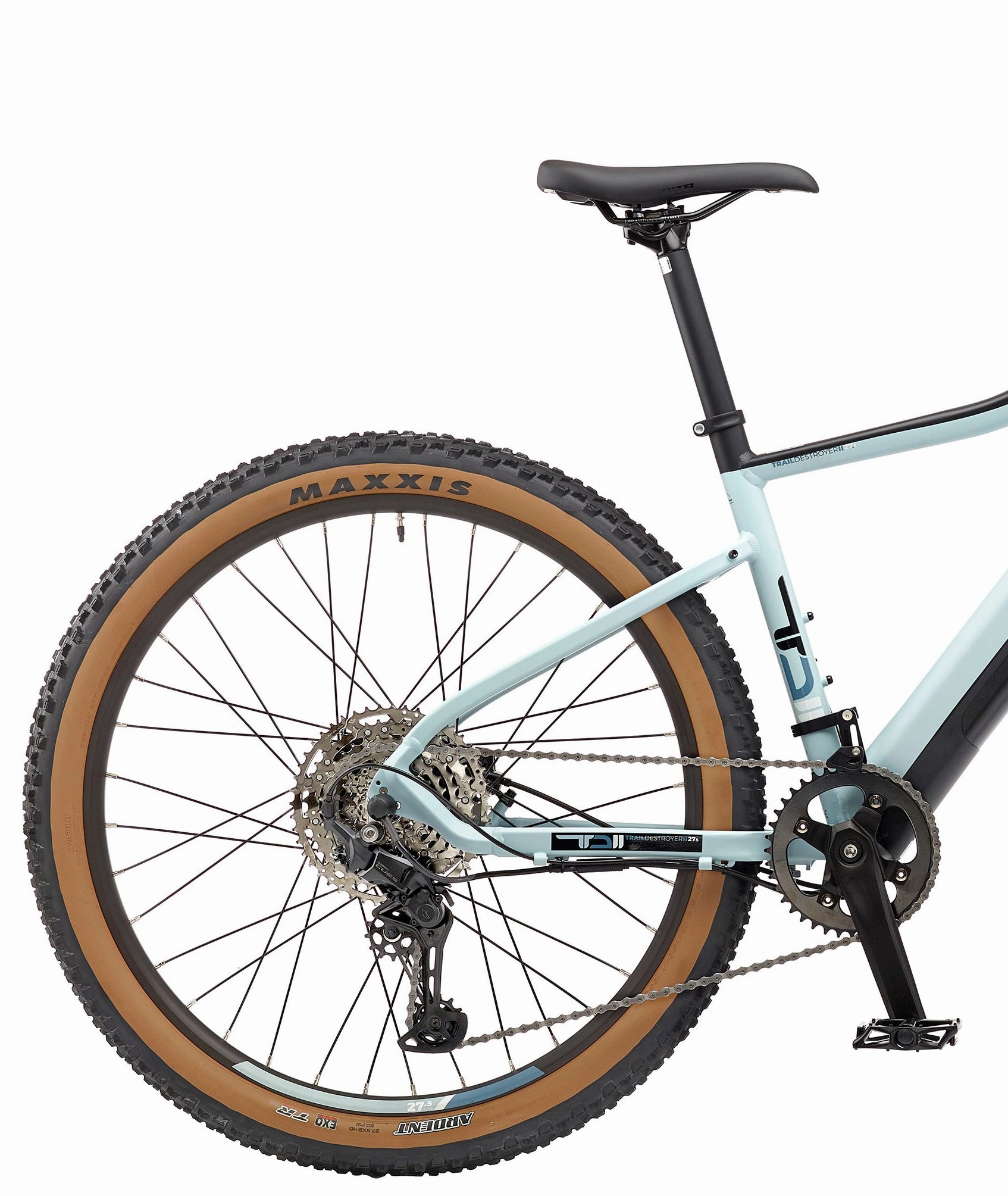 Ezego Trail Destroyer II Electric Mountain Bike - Ice Blue