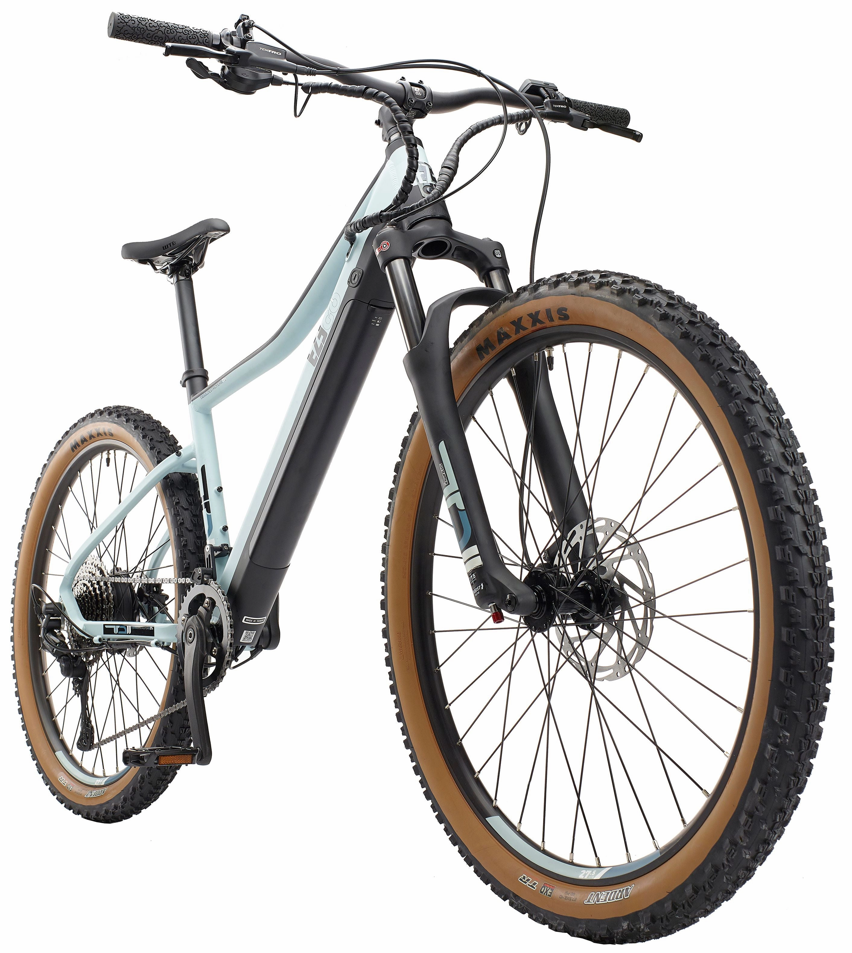 Ezego Trail Destroyer II Electric Mountain Bike - Ice Blue