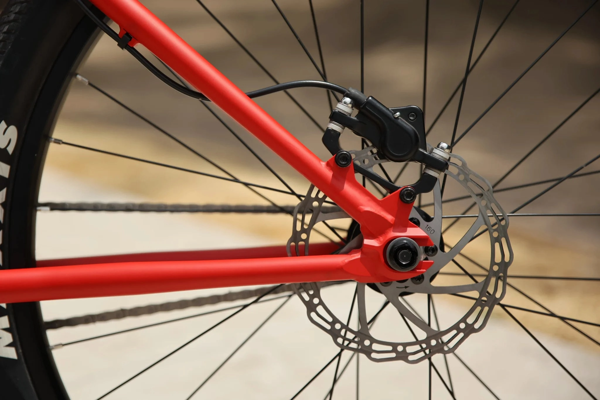 Fairdale Hareraiser FX 26 DJ Complete Bike - Matte Fire Engine Red