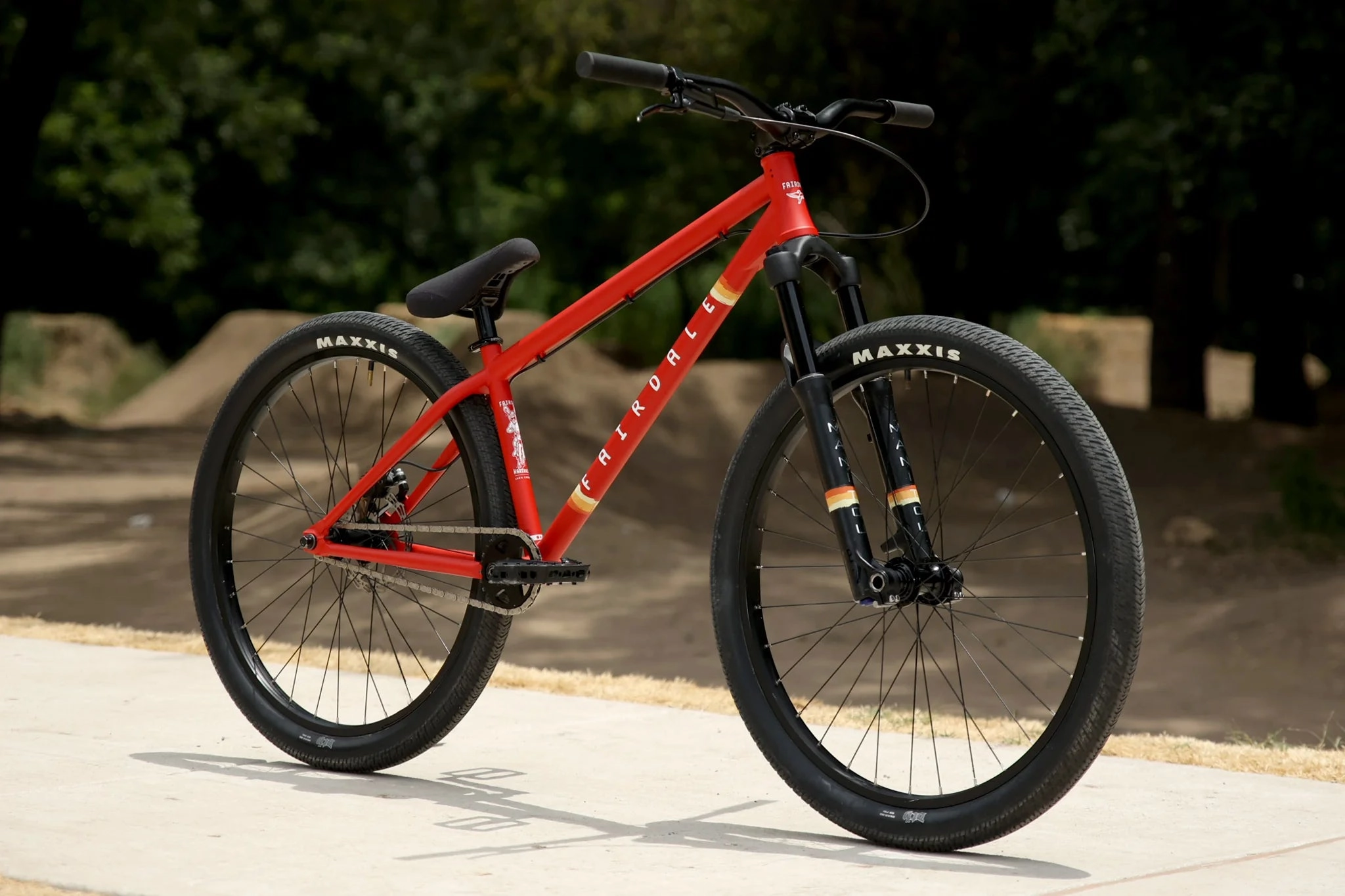 Fairdale Hareraiser FX 26 DJ Complete Bike - Matte Fire Engine Red