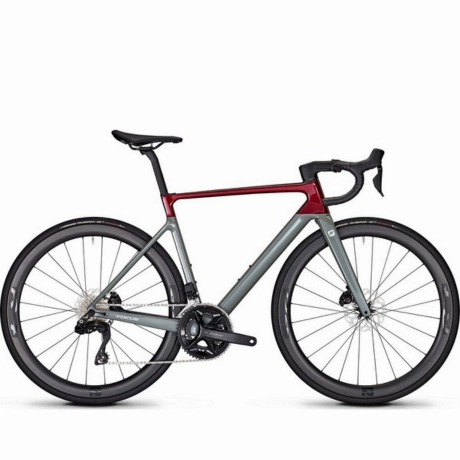 Focus Izalco Max Disc 8.9 Road Bike - Mahagony Red & Slate Grey