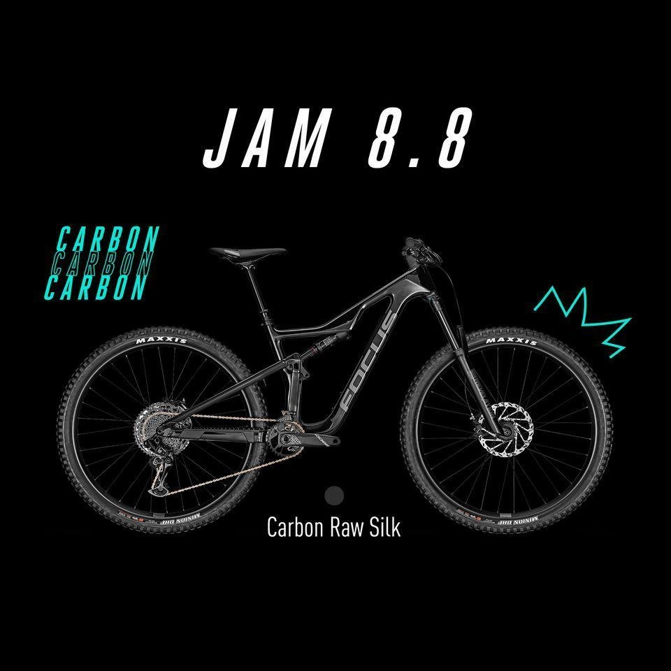Focus JAM 8.8 Carbon Mountain Bike  Carbon Raw - Save 53%
