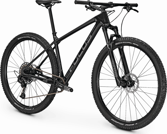 Focus Raven 8.6 Carbon Mountain Bike - Raw Black