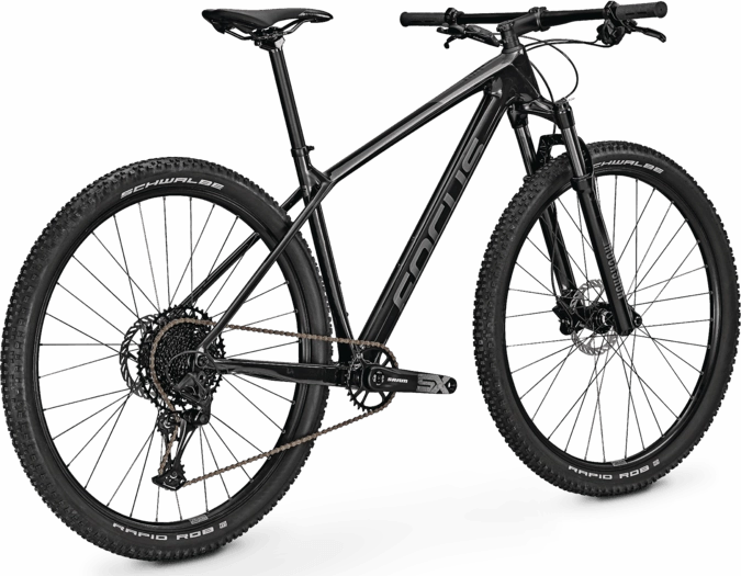 Focus Raven 8.6 Carbon Mountain Bike - Raw Black