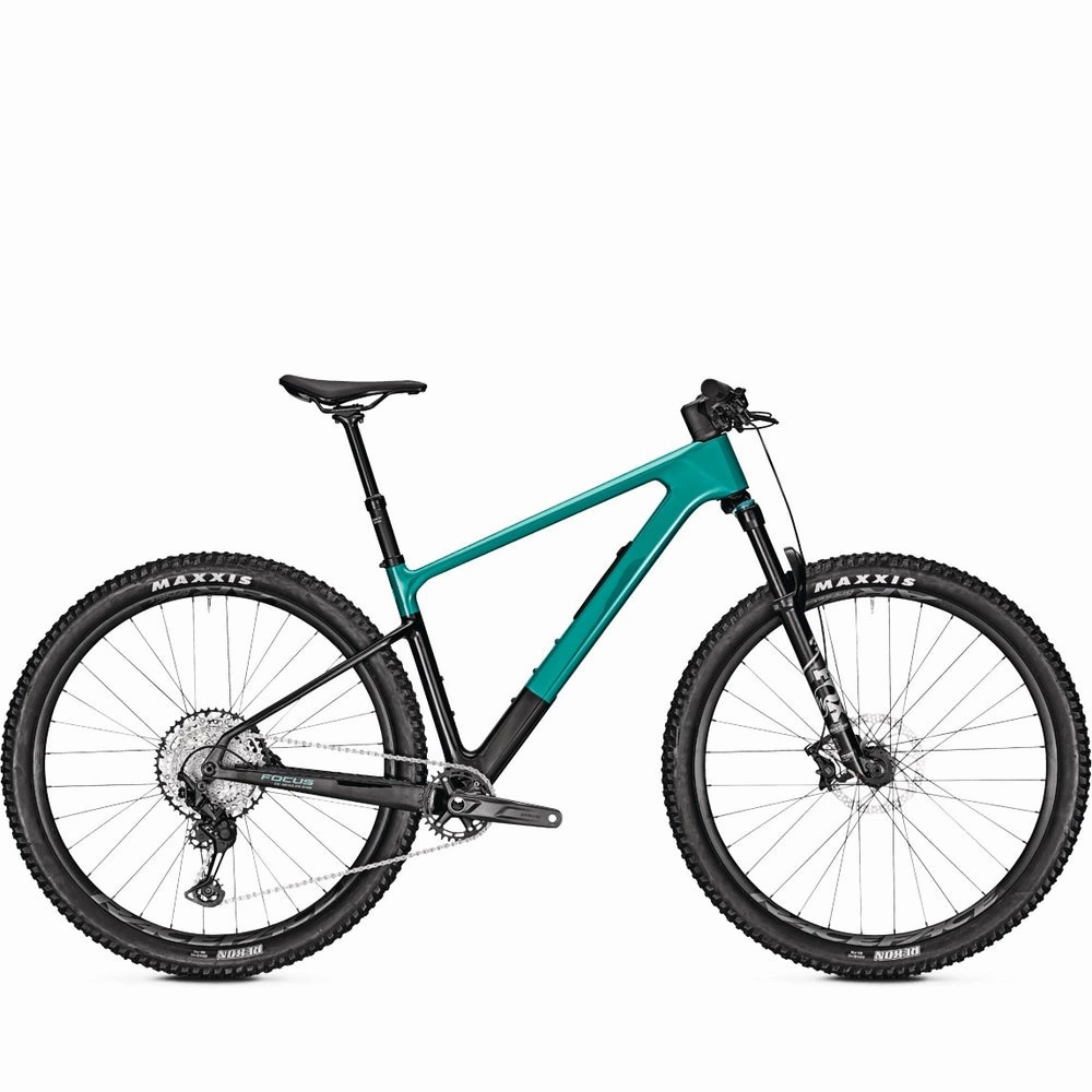 Focus Raven 8.8 Carbon Hardtail Mountain Bike - Bluegreen/Carbon Raw - Save 51%