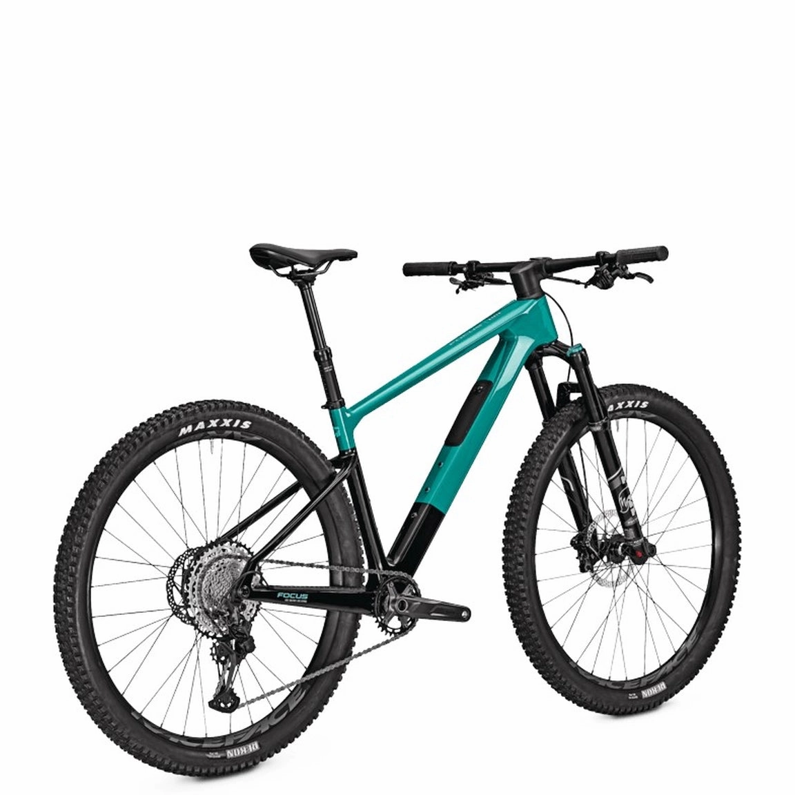 Focus Raven 8.8 Carbon Hardtail Mountain Bike - Bluegreen/Carbon Raw - Save 51%