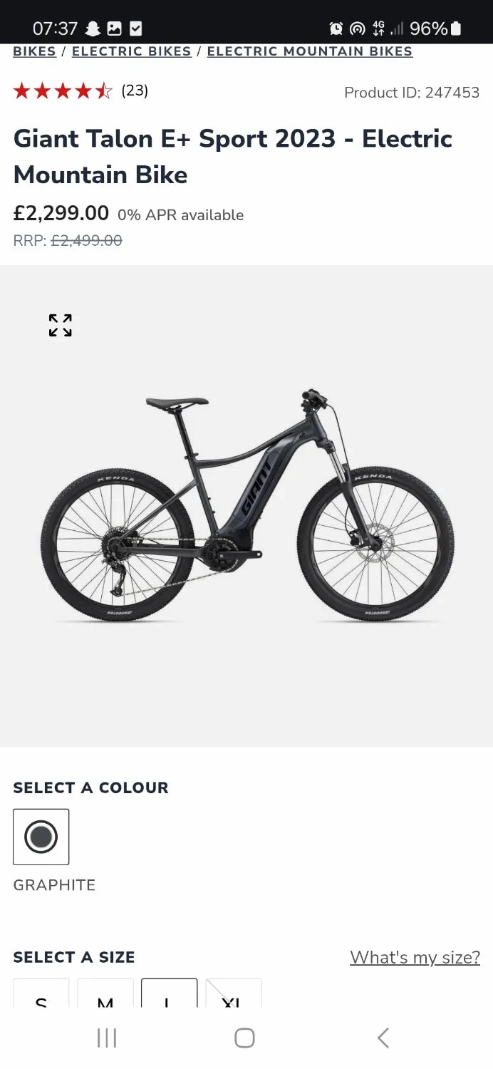 Giant Talon E  29 1 2023