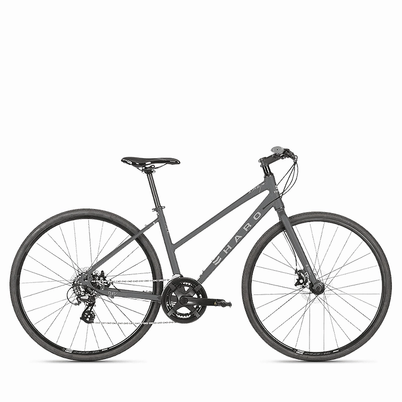Haro Aeras Step Thru Commuter Bike - Charcoal