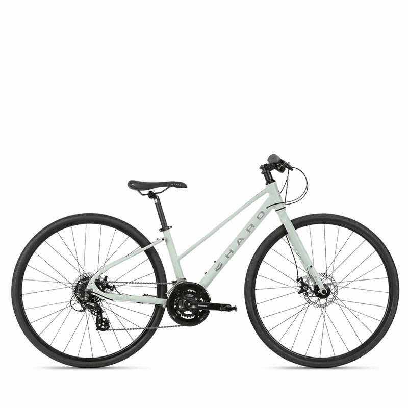 Haro Aeras Step Thru Commuter Bike - Matt Mint