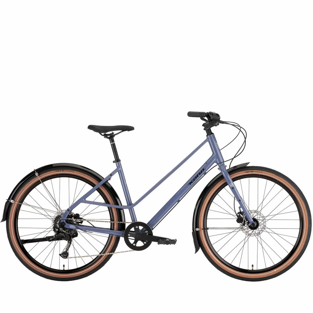 Kona Coco Flat Bar Road Bike - Gloss Dusky Purple