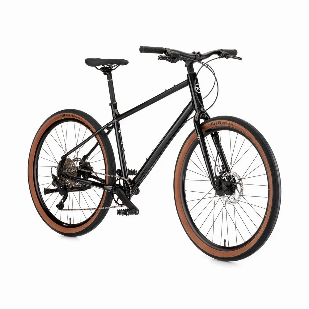 Kona Dew Plus Flat Bar Road Bike - Gloss Black
